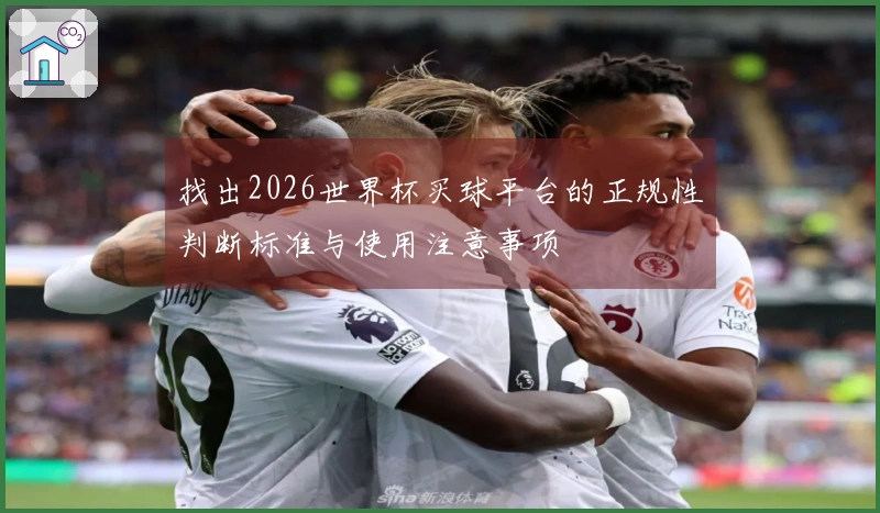 找出2026世界杯买球平台的正规性判断标准与使用注意事项