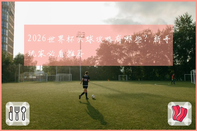 2026世界杯买球攻略有哪些？新手玩家必看推荐